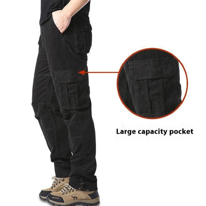 Men's Multi-pocket Plus Size 100 Cotton Cargo Pants