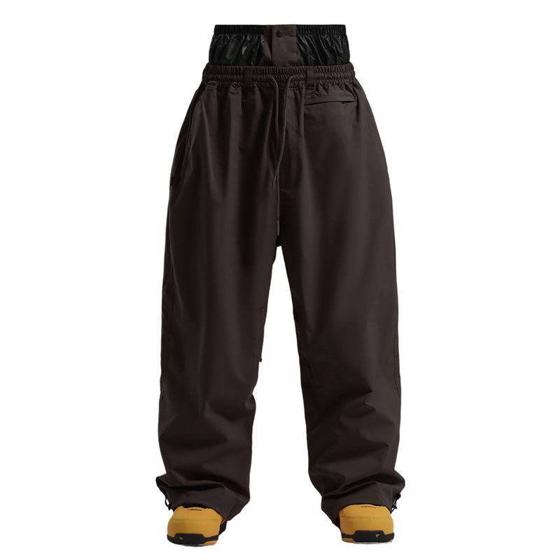 New Loose Single-board Windproof Waterproof Breathable Wide-leg Work Pants