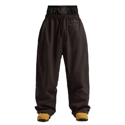 New Loose Single-board Windproof Waterproof Breathable Wide-leg Work Pants