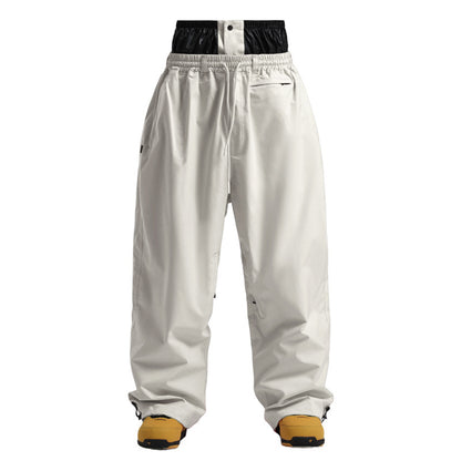 New Loose Single-board Windproof Waterproof Breathable Wide-leg Work Pants