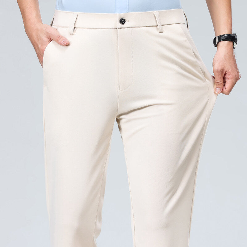 Men's Casual Trousers Business Trousers Loose