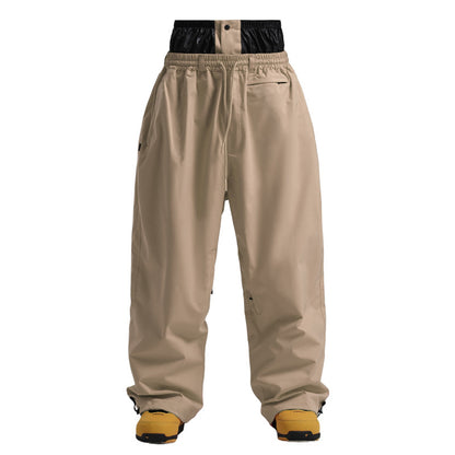 New Loose Single-board Windproof Waterproof Breathable Wide-leg Work Pants